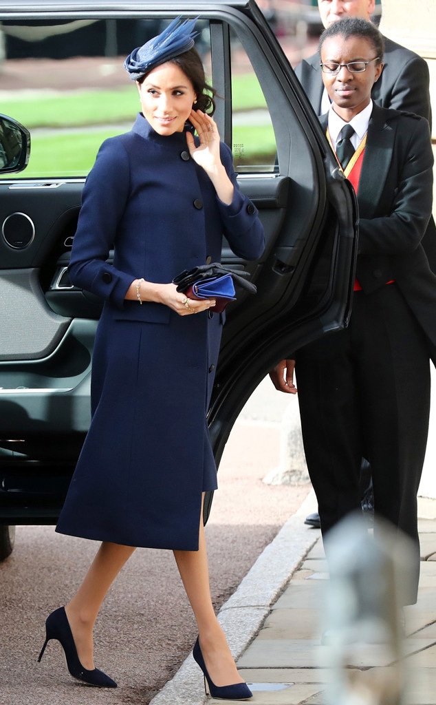 Meghan Markle Wears Givenchy to Princess Eugenie's Royal Wedding Meghan Markle Wears Givenchy to Princess Eugenie's Royal Wedding