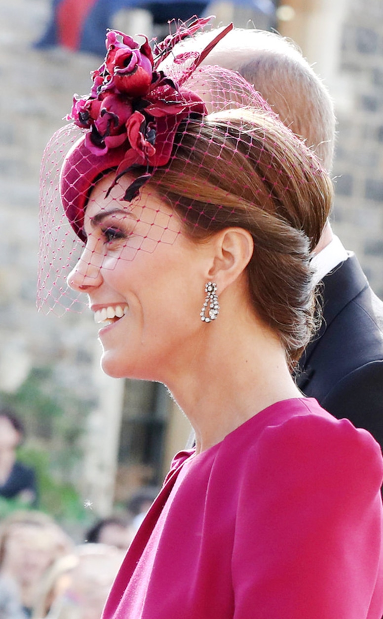ESC: Duchess, Duke of Cambridge, Princess Eugenie Royal Wedding, Hats