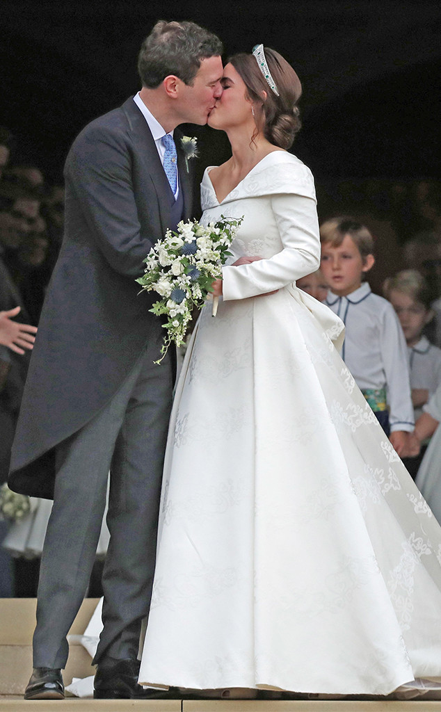 6 Celeb Wedding Gowns That Look a Lot Like Princess Eugenie's
