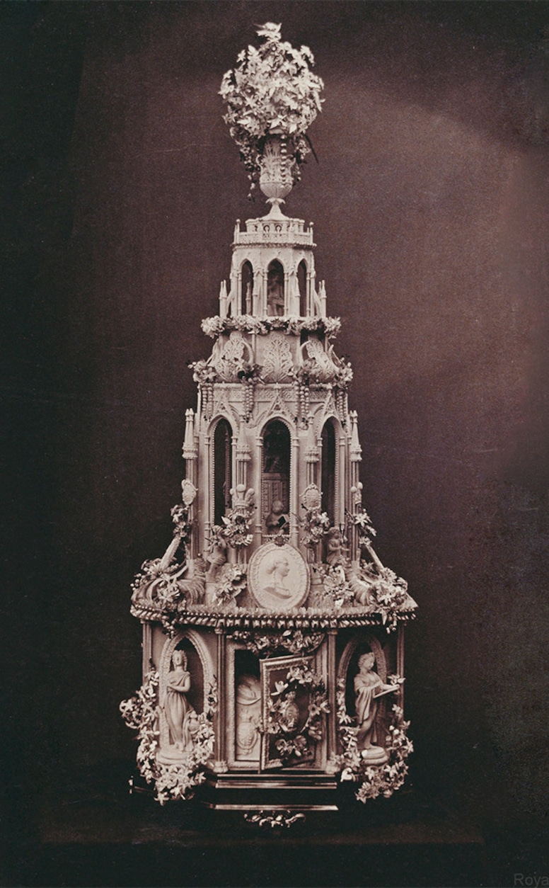 Royal Wedding Cake, King Edward VII, Queen Alexandra, 1863