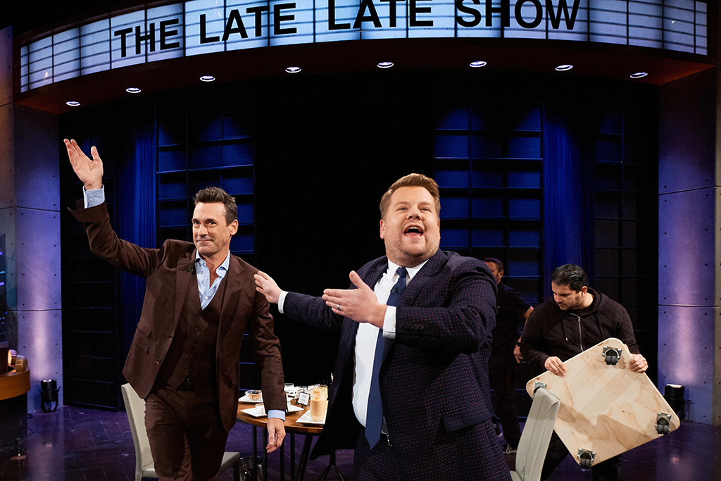 Jon Hamm, The Late Late Show with James Corden