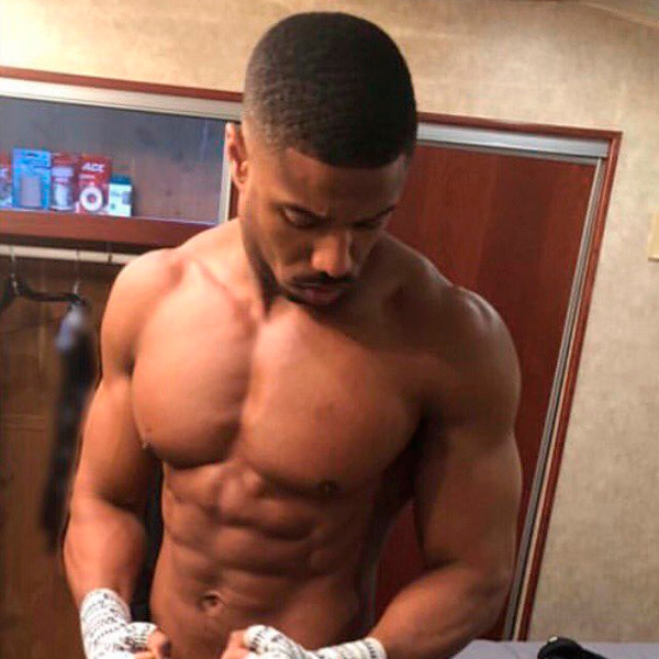 Michael B. Jordan Shirtless in Essence June 2018