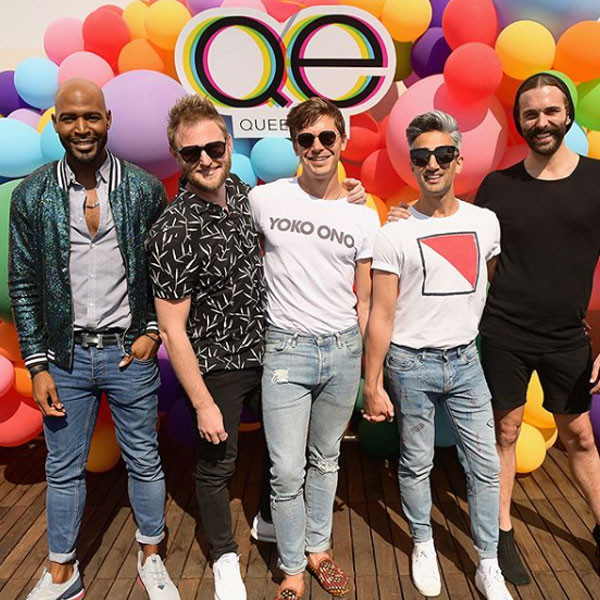 Watch the Cast of Queer Eye React to Their PCAs Nomination E! Online
