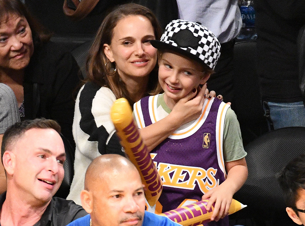 Natalie Portman, Aleph Portman-Millepied, Lakers Game