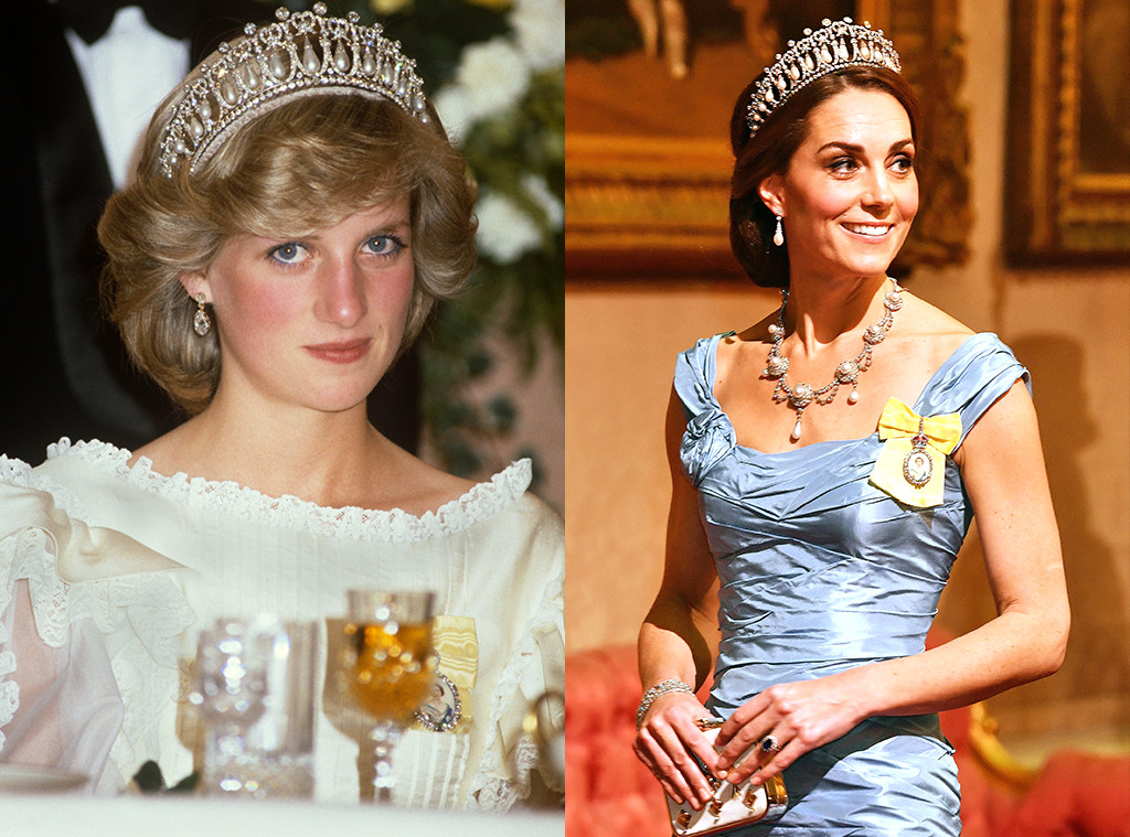 Kate Middleton Princess Diana's Tiara to State Dinner - E! Online