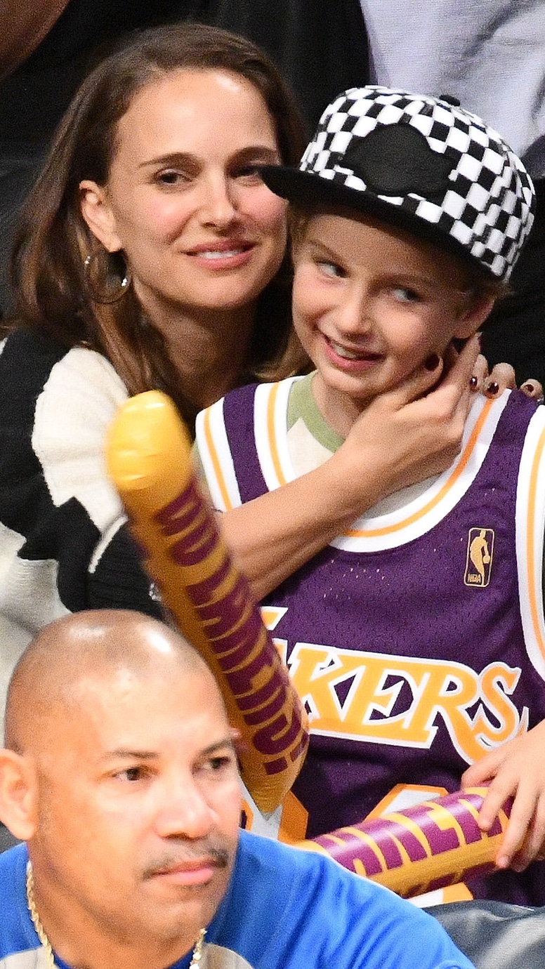 Natalie Portman, Aleph Portman-Millepied, Lakers Game