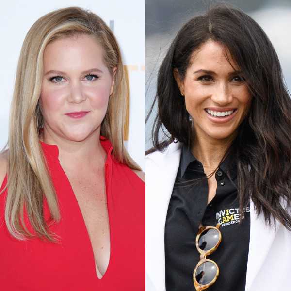 Amy Schumer Keeps Comparing Her Pregnancy to Meghan Markle's