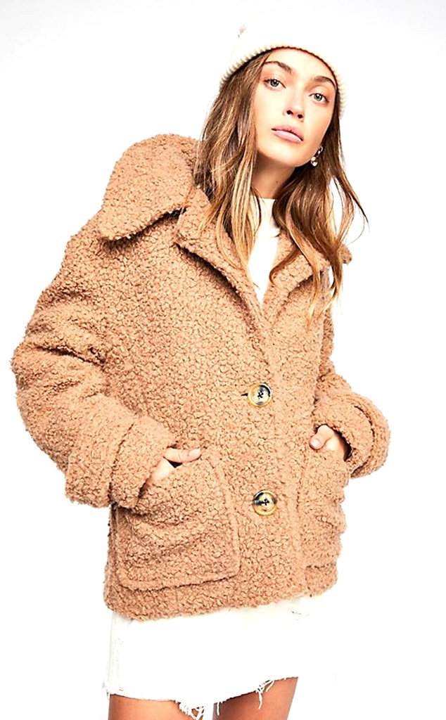 free people so soft teddy coat