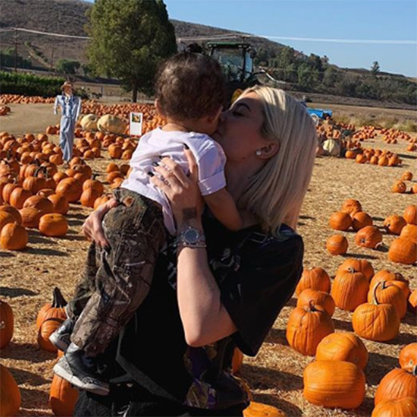 Photos from Kylie Jenner's Daughter Stormi's First Pumpkin Patch Visit