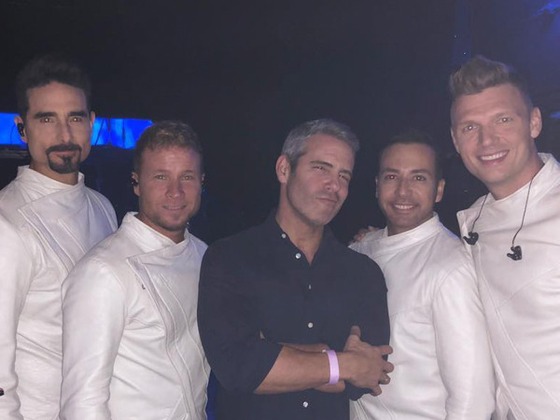 Andy Cohen Becomes the 6th Member of the Backstreet Boys During Las Vegas Concert