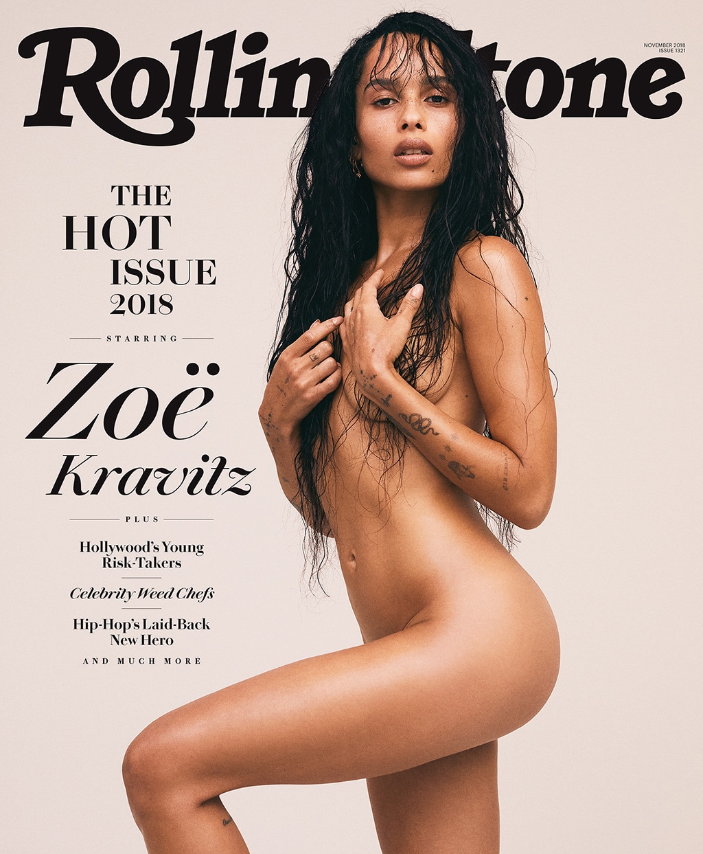 Hot Black Celebrity Nude - ZoÃ« Kravitz from Stars' Naked Magazine Covers | E! News
