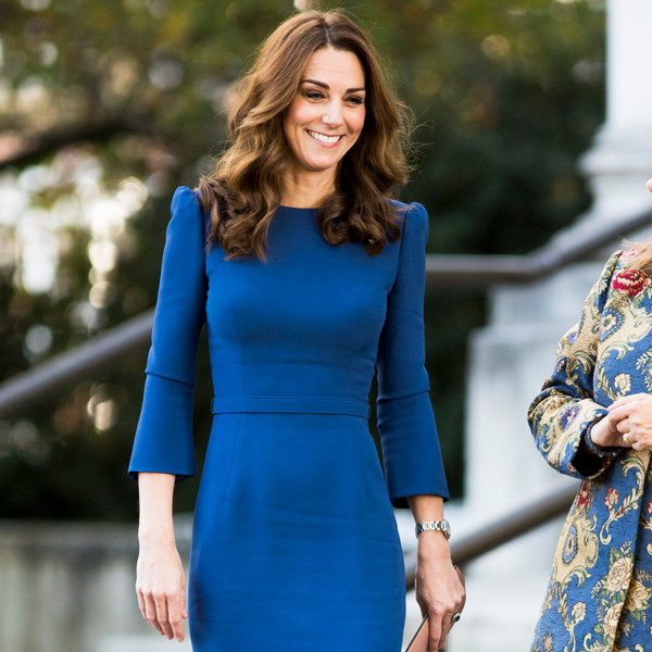 Kate Middleton's Blue Dress Proves You Don't Need a Costume to Wow on ...