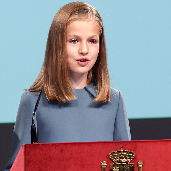 King Felipe VI of Spain, Queen Letizia of Spain, Princess Sofia and  Princess Leonor at the Congress during the Kings first speech to make his  proclamation as King of Spain to the