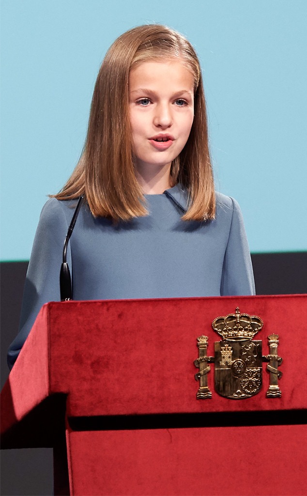 Spain's Princess Leonor, 13, Gives Her First Royal Speech | E! News ...