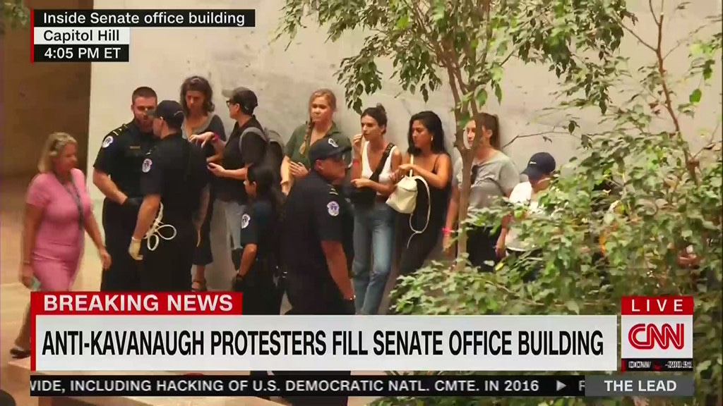Amy Schumer, CNN, Protest