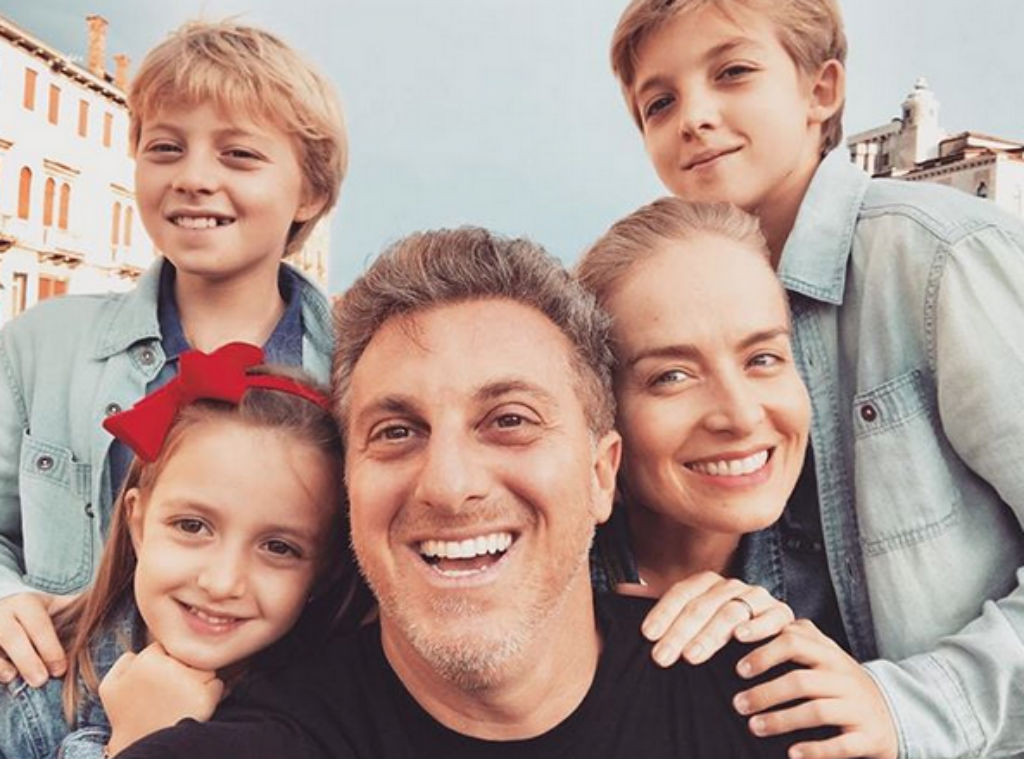 Angélica, Luciano Huck, filhos
