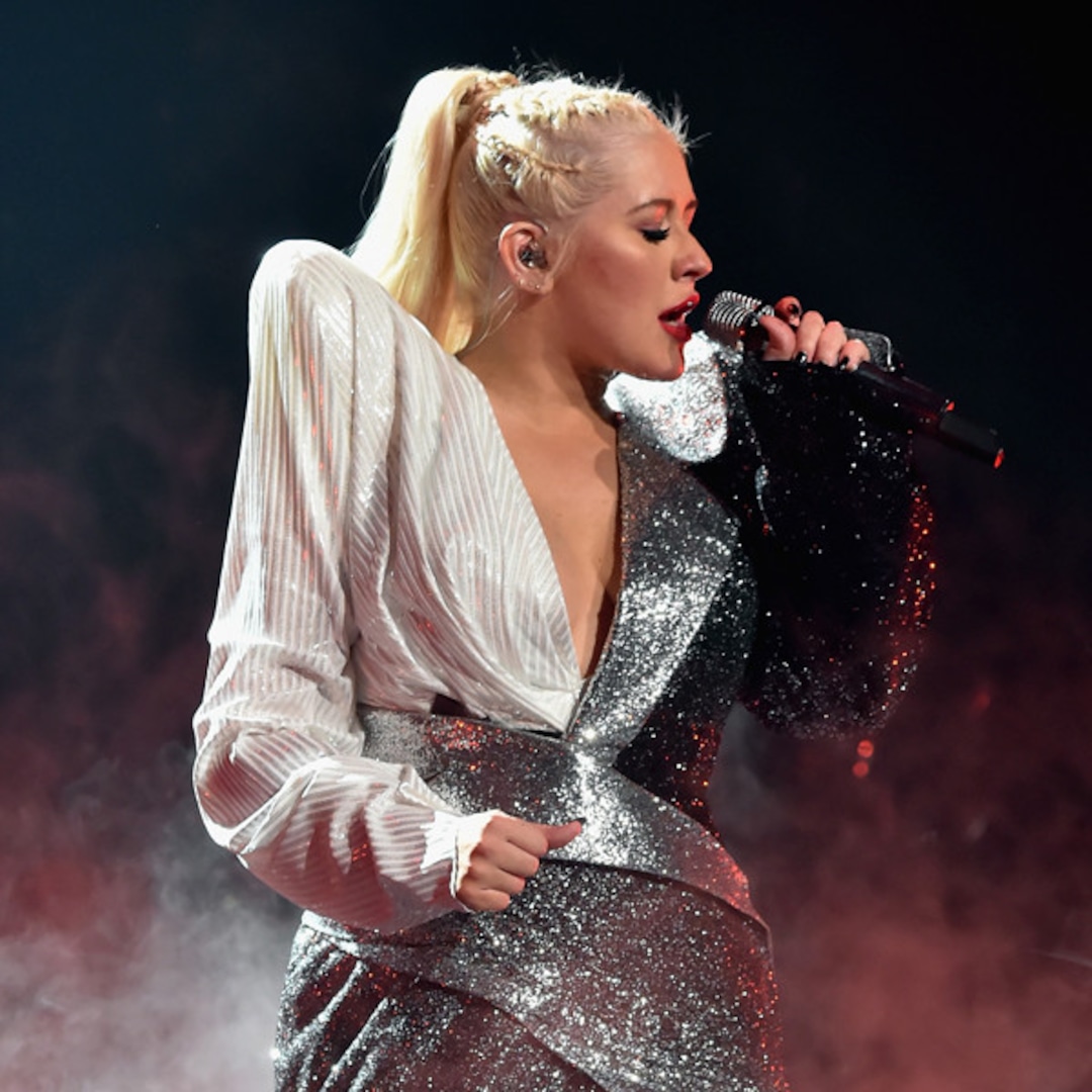 Aw! Watch Christina Aguilera's Daughter Join Her On Stage