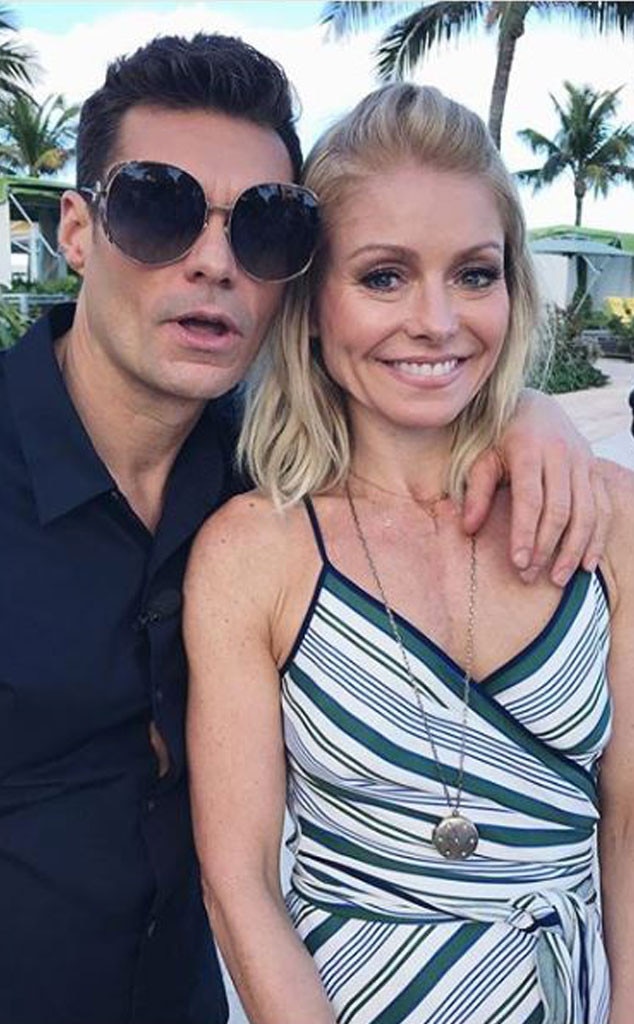 Fun In The Sun From Kelly Ripa And Ryan Seacrests Friendship E News 