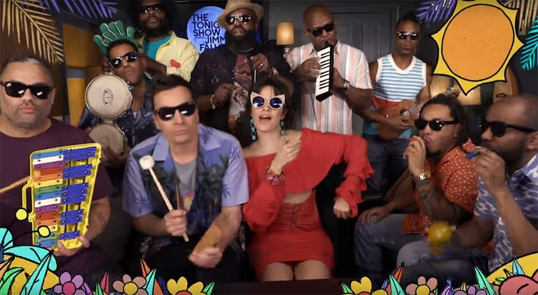 Camila Cabello, Jimmy Fallon, The Roots, Classroom Instruments, Tonight Show