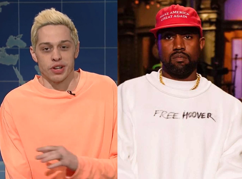 Kanye West, Pete Davidson, SNL