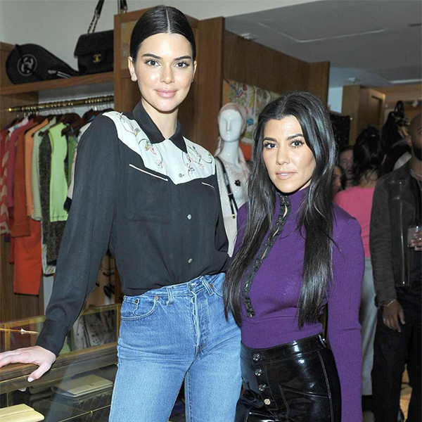 Kourtney Kardashian y Kendall Jenner se dejaron ver muy ...