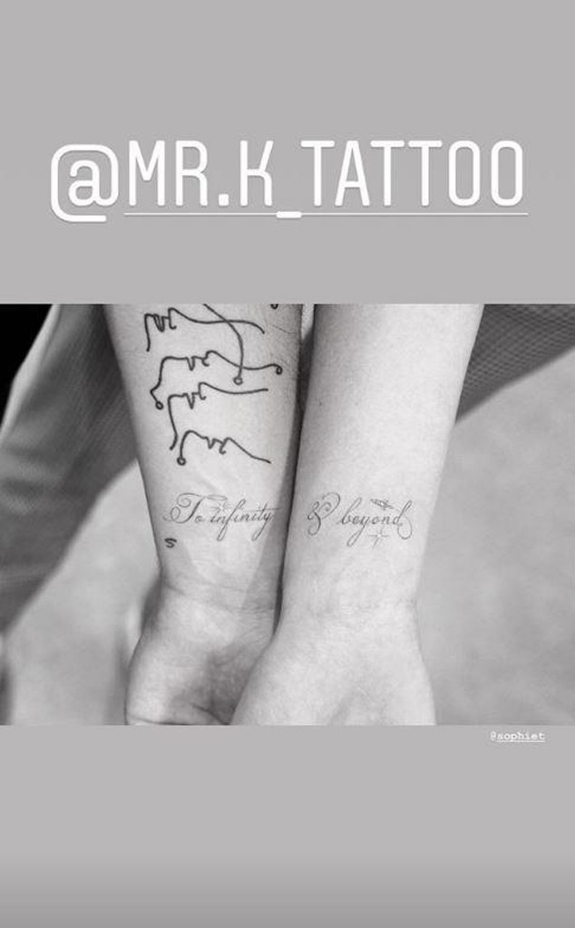 Joe Jonas, Sophie Turner, Tattoo