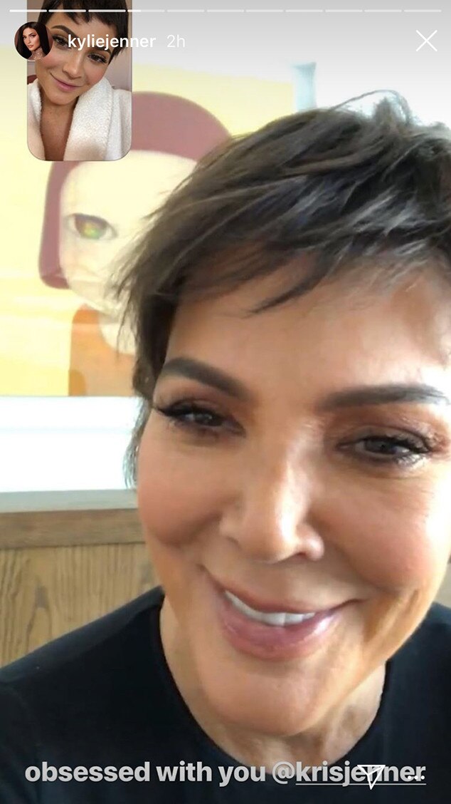 Kylie Jenner Wore a Kris Jenner Pixie Cut Wig and Looks Exactly Like Her |  Allure