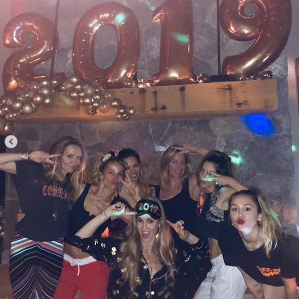Elsa Pataky, Miley Cyrus, New Year's Eve 2018