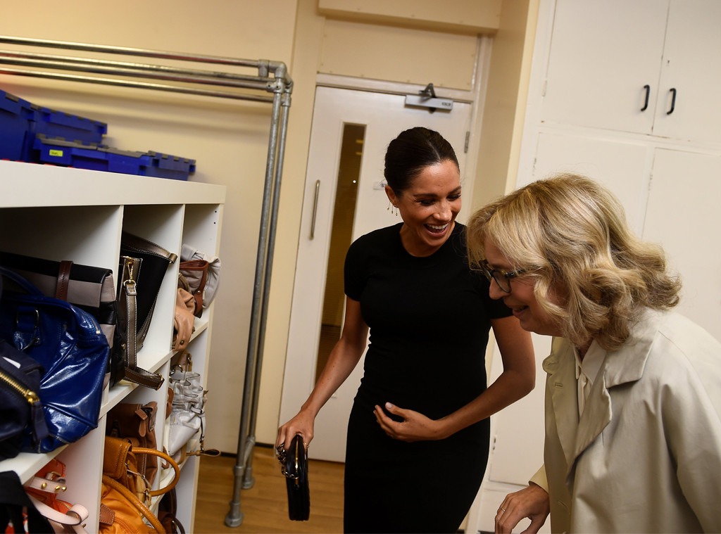 Meghan Markle, Lady Juliet Hughes-Hallett, Smart Works Visit