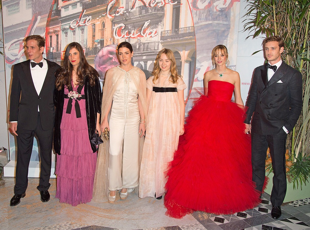 Andrea, Tatiana, Charlotte, Alexandra of Hanover, Beatrice, Pierre, Monaco Royals