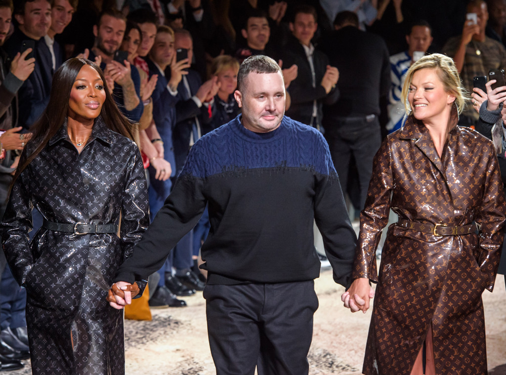 Kim Jones, the Designer Kate Moss and Naomi Campbell Reunited on