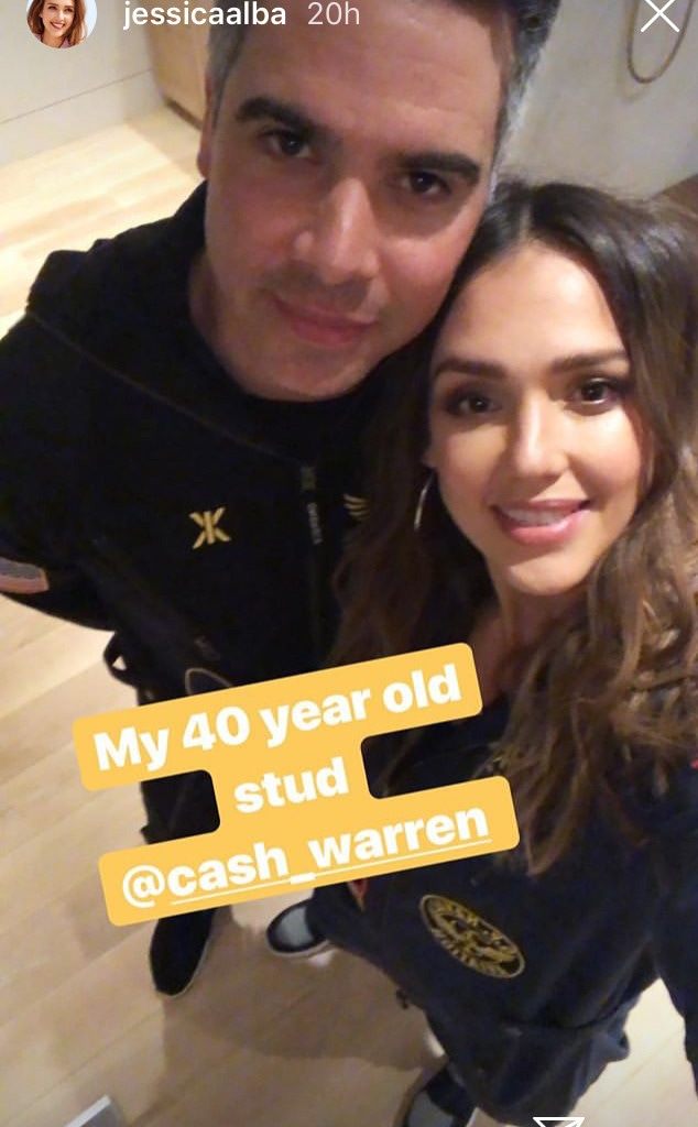 Jessica Alba, Cash Warren, Birthday