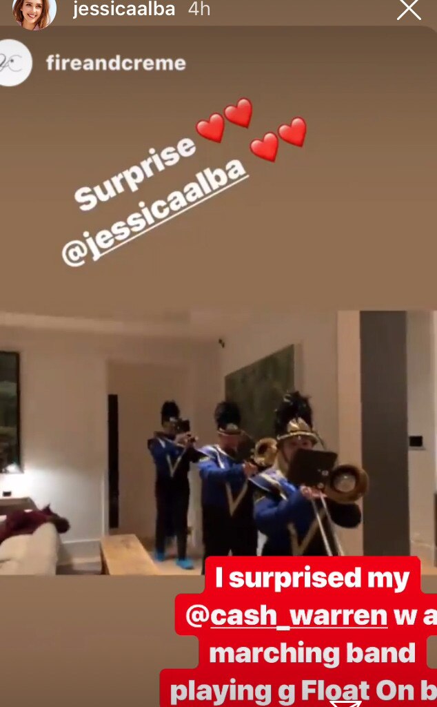 Jessica Alba, Cash Warren, Birthday