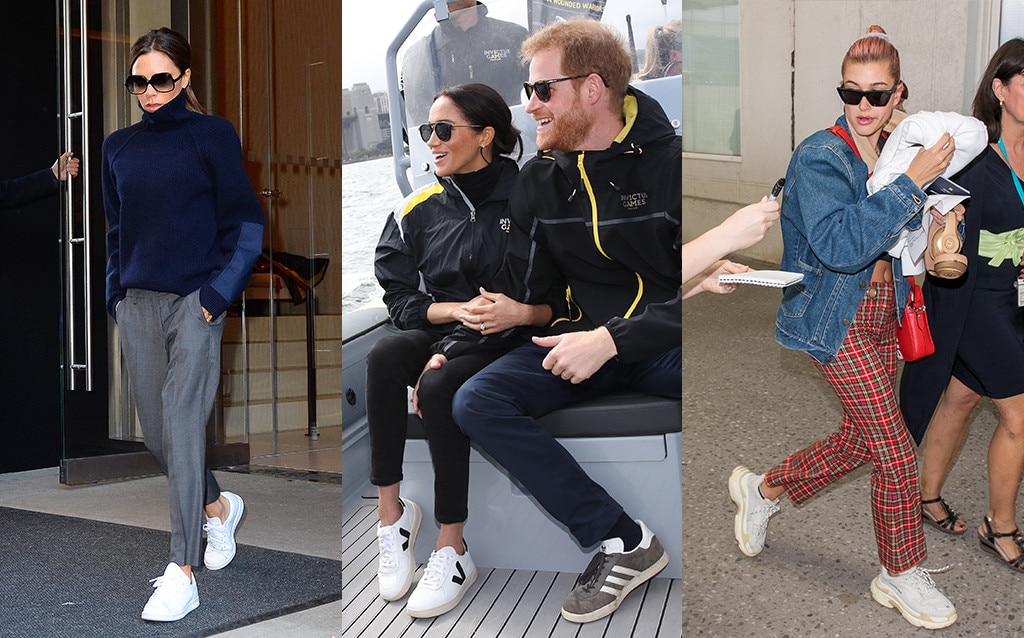 celebrities wearing alexander mcqueen trainers