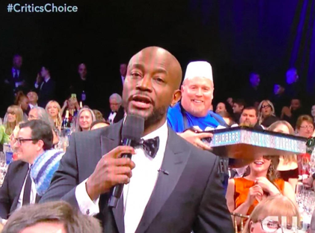 Taye Diggs, Joey's Burgers Guy, Joey's Burgers, Burger Guy, 2019 Critics Choice Awards