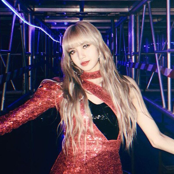 blackpink lisa pink dress