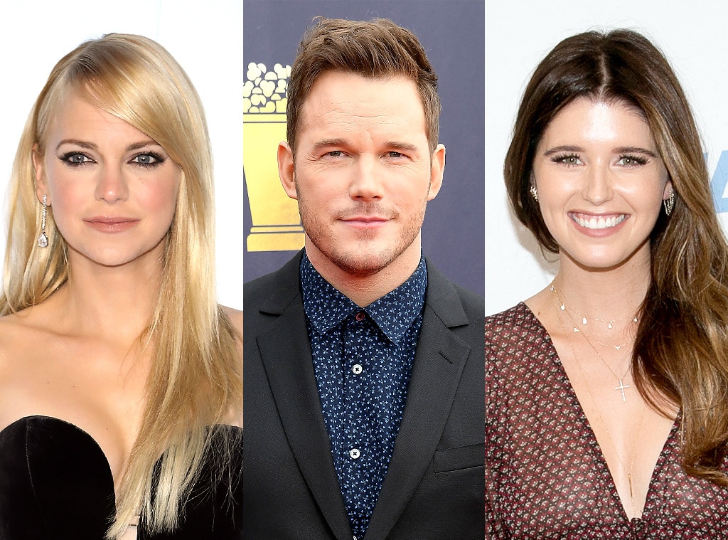 Anna Faris, Chris Pratt, Katherine Schwarzenegger