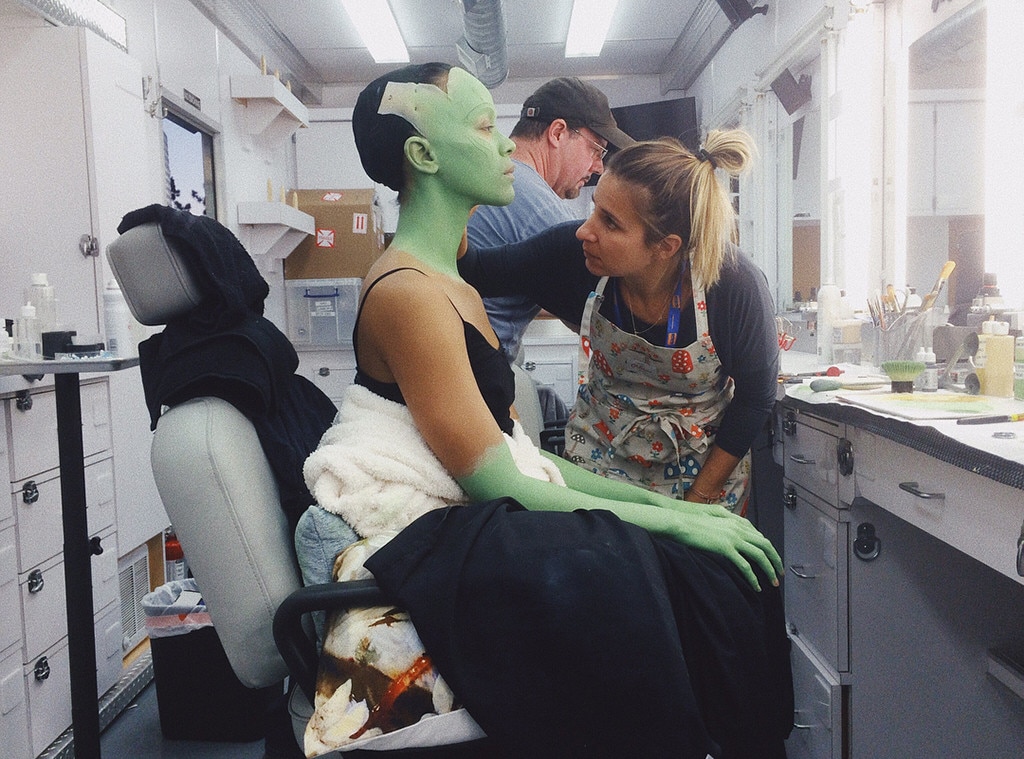 Watch Zoe Saldana Become Gamora in This Time Lapse Video