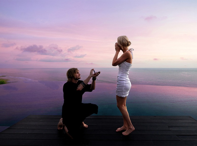 Michael Clifford, Crystal Leigh, Engagement Photos