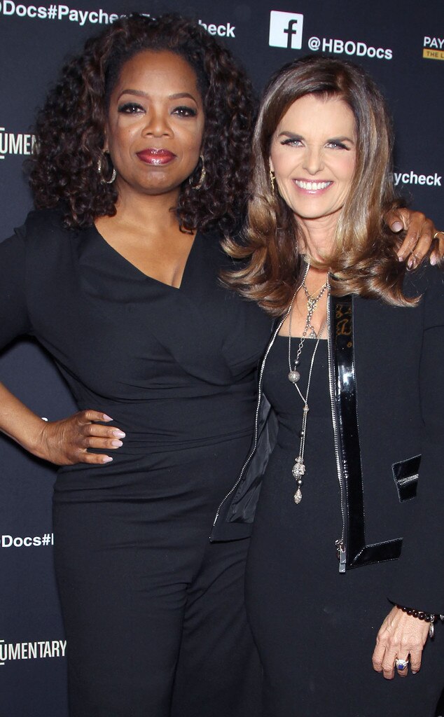 Stars Who Love Oprah, Oprah Winfrey, Maria Shriver