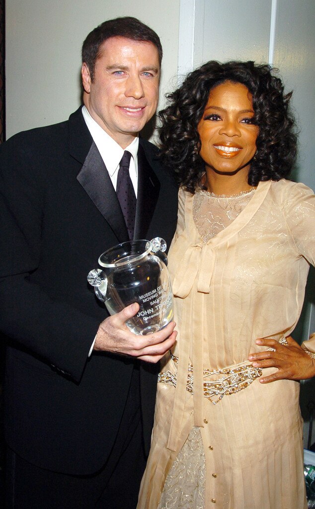 Stars Who Love Oprah, John Travolta, Oprah Winfrey