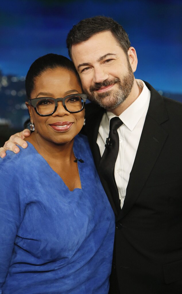 Stars Who Love Oprah, Jimmy Kimmel, Oprah Winfrey