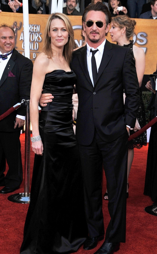 Robin Wright & Sean Penn From Sag Awards Couples Who Didn't Last 