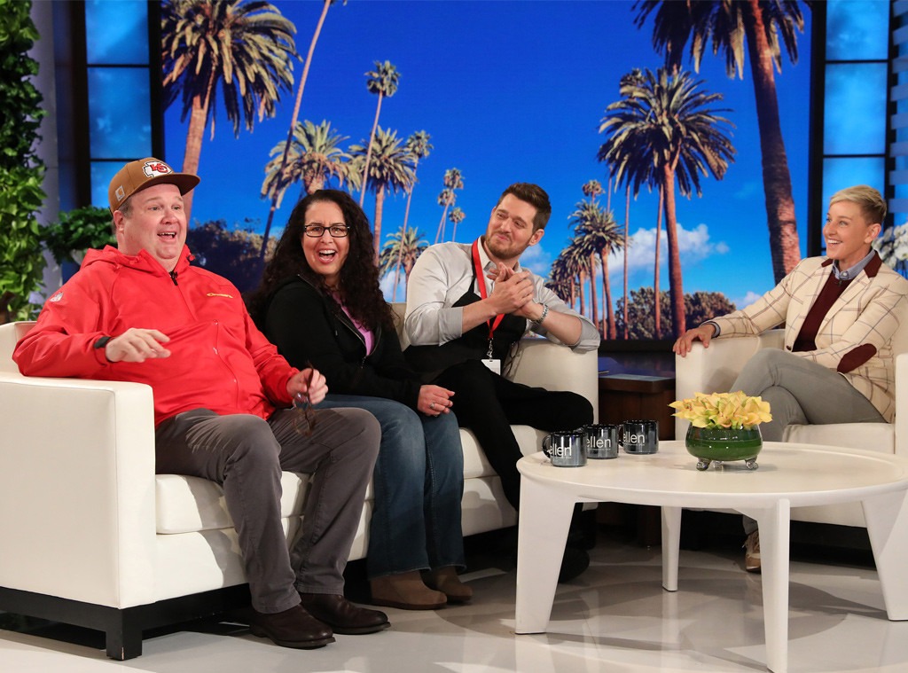 Eric Stonestreet, Michael Buble, Ellen DeGeneres