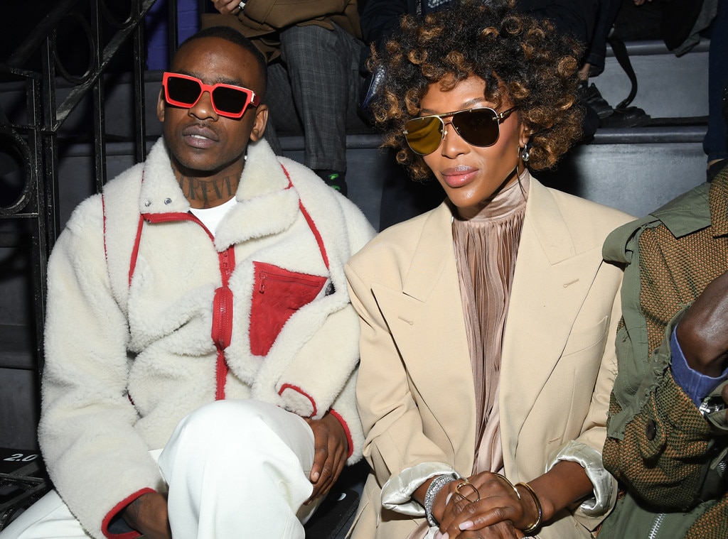 Naomi Campbell & Skepta from See Every Celebrity at Fashion Week: Fall ...