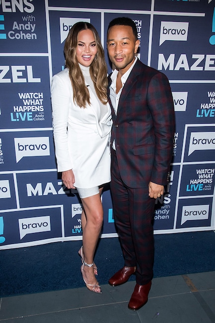 Chrissy Teigen, John Legend, Watch What Happens Live