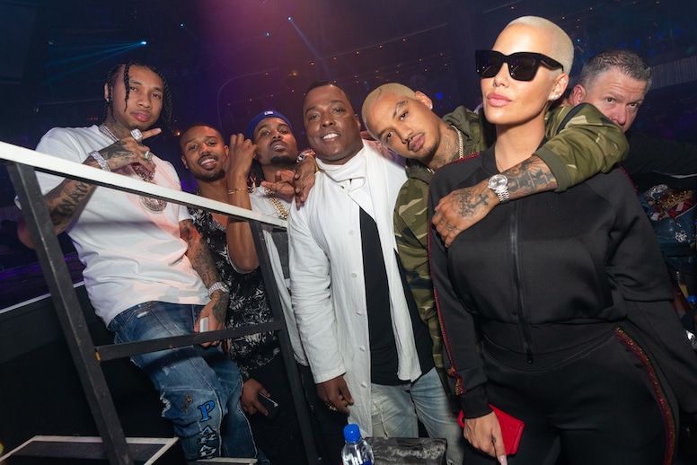 Tyga, Amber Rose, Michael B. Jordan