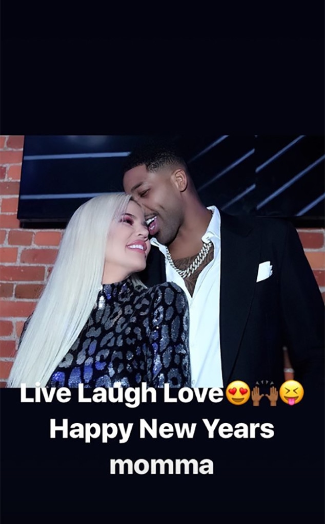 Khloe Kardashian, Tristan Thompson, New Year's Eve 2018