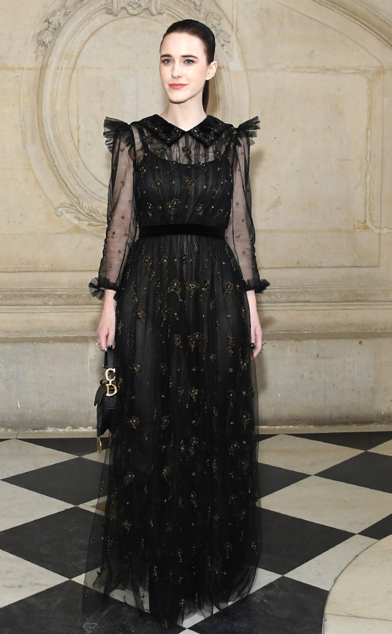 Rachel Brosnahan, 2019 Paris Fashion Week, Christian Dior Haute Couture