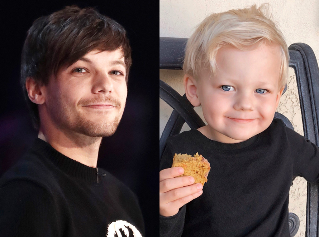 Louis Tomlinson&#39;s Son Looks Just Like His Mini-Me in This Rare Photo | E! News